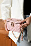 Embroidered and Knitted Chain Shoulder Bag - 4
