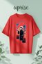 Satoru Gojo Jujutsu Kaisen Printed Cotton Lu Oversized T-Shirt
