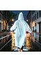 1Pcs High Quality White Raincoat Girls Boys Rainwear with Hat Rainwear with Hood Unisex Rain Coat - 4
