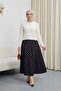 Openwork Patterned Thin Knitwear -Ecru - 4