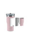 Star Ice Pipetli Çelik Sızdırmaz Termos Pembe 550 ml - 5