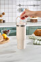 Star Ice Pipetli Çelik Sızdırmaz Termos Krem 900 ml - 3