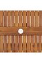 Folding Garden Table 90x75 cm Solid Wood Acacia - 4