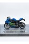 1:12 Scale Alloy Model Metal Motorbike – Racing Monster Toy Motorbike with Sound and Light Blue - 2