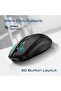 Flixi Bluetooth + 2.4GHz Wireless Mouse, 1600 DPI, Silent, Dual Dongles, Rechargeable - 3
