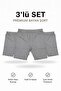 Set of 3 Premium Shorts |   Breathable Fabric, Lightweight and Comfortable