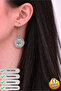 Steel Special Design Dangle Gift Locket Couple Earrings, Does Not Tarnish or Fade