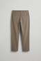 Men's Elastic Waist Tecno Fabric Slim Fit Trousers Mink - 2