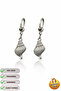 Steel Special Design Dangle Gift Shell Double Earrings, Does Not Tarnish or Fade - 2
