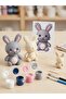 Bs006 Rabbit Mini Acrylic Painting Set - Painting Set for Kids - 2