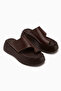 Carol Genuine Leather Brown Flip Flops for Women - 3
