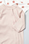 Baby Romper with Hat and Snap Fasteners, 100% Cotton Newborn Baby Romper - 2