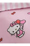 Pink Hello Kitty Printed Piece Girls' Duvet Cover Set - 5
