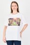 x Minions Women Crew Neck Short Sleeve Graphic Print T-shirt, White