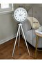 Aura White Tripod Stand Clock Rvryt-Rs345 - 5