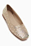 Lorin Gold Stone Women's Ballerinas