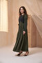 Patchwork Cupro Elbise - 3