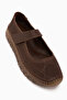 Solvi Genuine Leather Brown Women's Casual Shoes