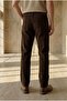 Men's Baggy Fit Comfortable Fit Brown Velvet Trousers - 2