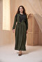 Patchwork Cupro Elbise - 2