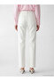 White Straight Fit Women's Jean Pants - 3