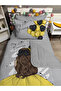 Quilted Balloon Girl 4-Piece Set (100% Cotton 100X200 with Elastic Sheets) Single Bedspread Set