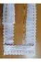 Colorful - White Tericoton Scallop Lace - 8.70 Meters. (1St Place) - 3