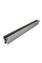 Glass Balcony Aluminum Wicker 8mm Anodized Gray Spacer Profile''Big H''0-150 cm - 3