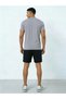 Men Graphic Print Round Neck T-Shirt and Shorts Set - 2