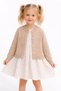 67603-26 Girl's Knitwear Cardigan Dress Set Comfortable Fit Daily Stylish Combination
