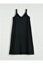 Lcw Everydayblack V-Neck Strappy A-Line Dress - 2
