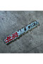 Honda Compatible Mugen Written Metal Lettering Sticker Logo Emblem Chrome