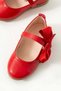 Ribbon Detailed Girls' Shoes Red - 2