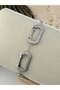 Zircon Stone Geometric Bracelet (Steel) Silver - 2