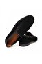 Black Color Laceless Genuine Leather Suede Men's Shoes - 2