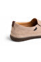 Heritage Beige Genuine Nubuck Leather Men's Casual Shoes - 5