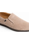 Heritage Beige Genuine Nubuck Leather Men's Casual Shoes - 6