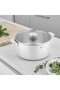 7Pcs Cookware set Topaz series T-400, 3Ply Stainless steel, Induction. - 3
