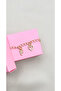 F and Heart Zircon Stone Steel Bracelet for Lover, Self-Gift Boxed 17cm Adjustable Chain - 3