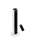 Tower Fan, 4 Speed Settings, White & Black