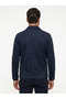 Men's Premium Suede Look Slim Fit Seasonal Jacket - Jean Jacket Model with Snap Buttons - 4