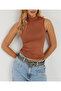 Women's Almond Sleeveless Blouse App1260 - 4