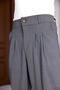 Men's Smoked Baggy Fit Relaxed Fit Pleated Fabric Trousers - 6