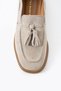 Velina Women's Tassel Detailed Genuine Leather Loafer Beige Suede - 5