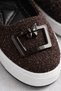 Women's Bitter Brown Tweed Fabric Butterfly Detailed Casual Shoes Thermo Soft Sole Stc1288 - 3