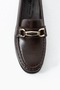 Solvian Women's Buckle Detailed Loafer Brown - 6