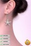 Steel Special Design Dangle Gift Starfish Couple Earrings, Does Not Tarnish or Fade - 3