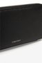 Foil Emboss Long Zip Fold Men's Wallet Black - 5