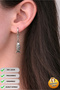 Steel Special Design Dangle Gift Fish Couple Earrings, Does Not Tarnish or Fade