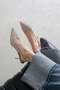 Raye Women's Heeled Suede Shoes Beige